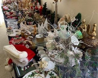 Lots of Christmas decor