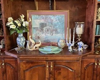 Large entertainment cabinet