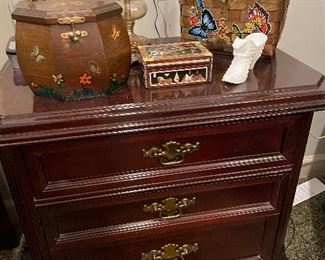 1 of 2 bedside tables