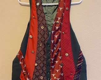 One-of-a-kind UT Longhorns vest (Matteo McConaughey, eat your heart out)