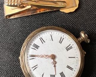 Being Brought in Gold Pocket Watch