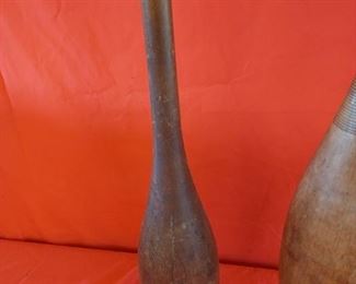 ANTIQUE WOODEN INDIAN CLUBS 