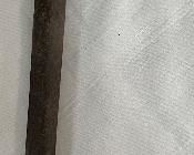 CIVIL WAR SOCKET BAYONET SCABBARD WITH BRASS U.S. BUTTON INTACT - SCABBARD ONLY 