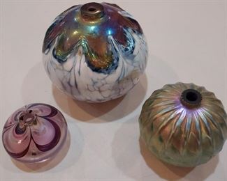 art Glass oil lamps