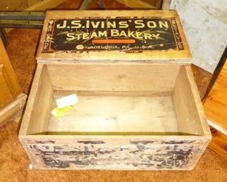 advertising wood box