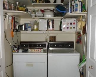LOTS of cleaners / washer and dryer 