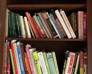 Large collection of cookbooks