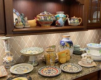 Lovely, high-quality Italian pottery