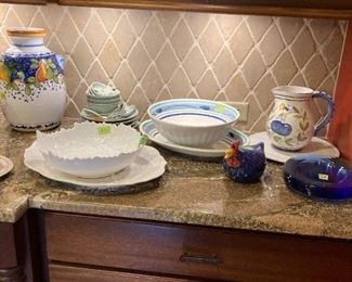 lots of very nice serving pieces