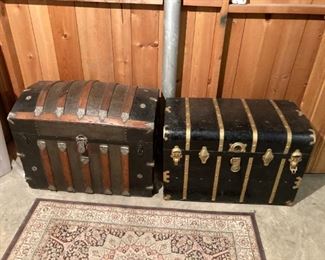 Great antique trunks