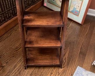 Small stepped library table