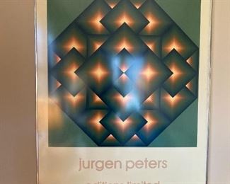 Fabulous Jurgen Peters framed poster