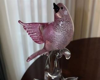 Art Glass Bird From Disney World (Murano)