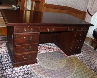 Kimball Executive Desk and Area Rug  95" x 119" from Hudson's