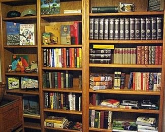 Wall Book Shelves - Books - National Geographic's with Storage Boxes