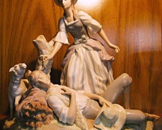 LLADRO Rest in the Country-LA SIESTA Large Porcelain Figurine #4760 Retired 

