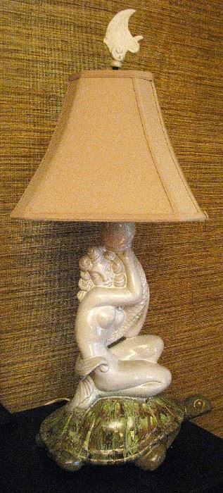 Vintage Royal Haeger Mermaid Table Lamp