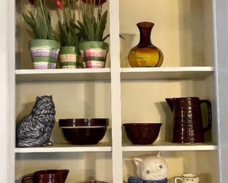 Vintage Mar-Crest Pitchers, Crocks, Cookie Jars