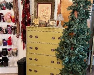 Chest of Drawers, Pencil Christmas Trees