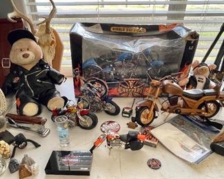 West Coast Choppers Diablo Soft Tail Model Motorcycle, Wood Motorcycle, American Motorcycle Stamps, Harley Davidson Memorabilia 