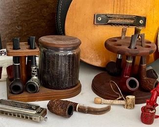 Vintage Pipes by Jobe, Bradford, Berwyck, Dr Grabow and more, Pipe Stands