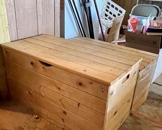Solid Wood Toy Boxes