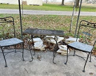 Meta Outdoor Chairs and Table