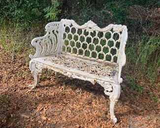 The Best Early 1800’s Victorian Cast Iron Bench You’ve ever seen!