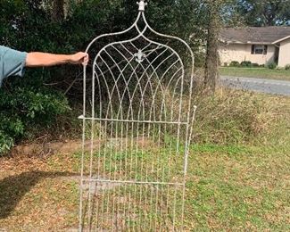 3 beautiful Matching section 6’ Tall fence sections from estate in New Orleans