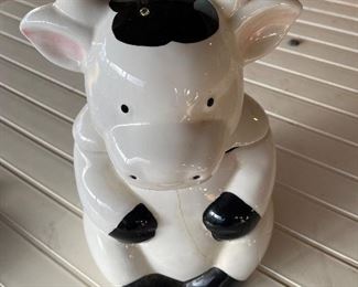 Vintage Jersey Cow Cookie Jar (as is)