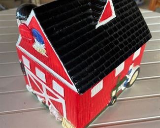 Vintage AMC Red Barn Cookie Jar