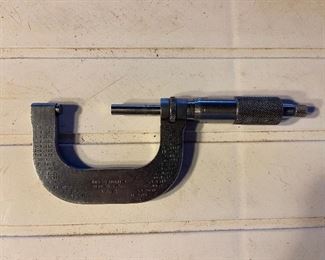 Vintage Starrett No 213 Micrometer