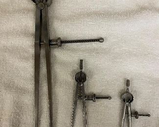 Vintage Starrett Spring Type Calipers