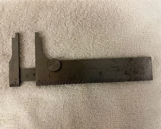 Vintage Starrett 5” Slide Caliper