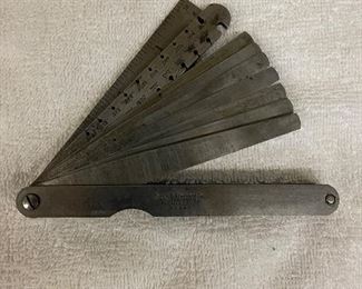 Vintage Starrett Taper Wire & Thickness Gauge #245