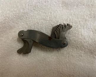 Vintage Starrett Steel Screw Pitch Gauge #473