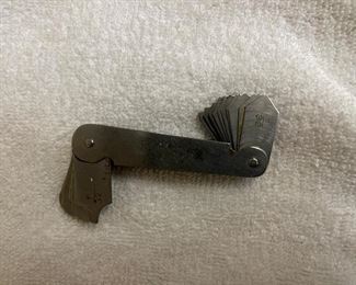 Vintage Starrett Radius Gauge #178-A