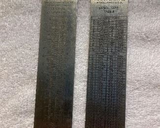 Vintage Starrett 589 and 591