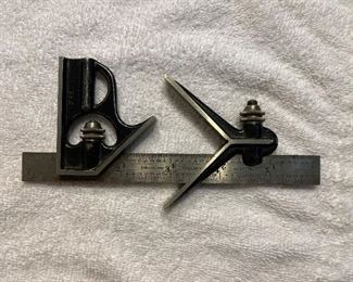 Vintage Starrett Combination Square Set