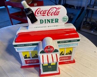Vintage Coca-cola Diner Cookie Jar