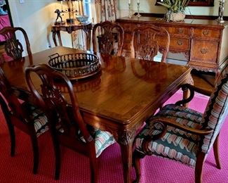 Chippendale dining room set