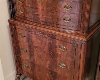 Tall vintage chest of drawers