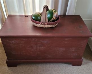 Vintage blanket chest