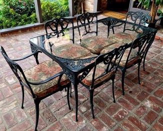 Cast iron patio set