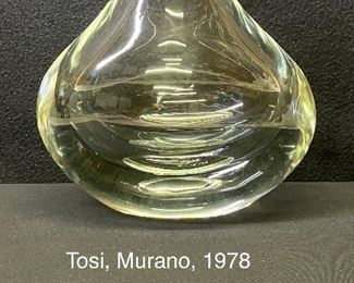 Murano Italy Art Glass Vase