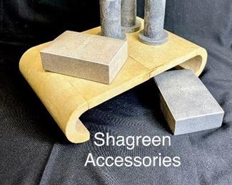 Shagreen Accessories from J. Robert Scott