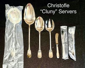 Christofle, "Cluny" Severs, Unused
