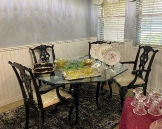 dining table 4 chairs