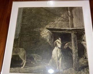 Andrew Wyeth authenticated print