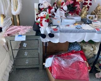 Hollywood Regency nightstand